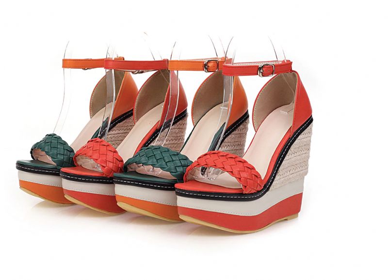Antigua Wedges - Rood