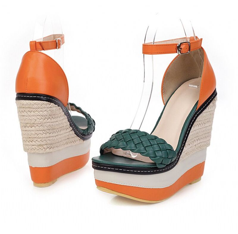 Antigua Wedges - Rood