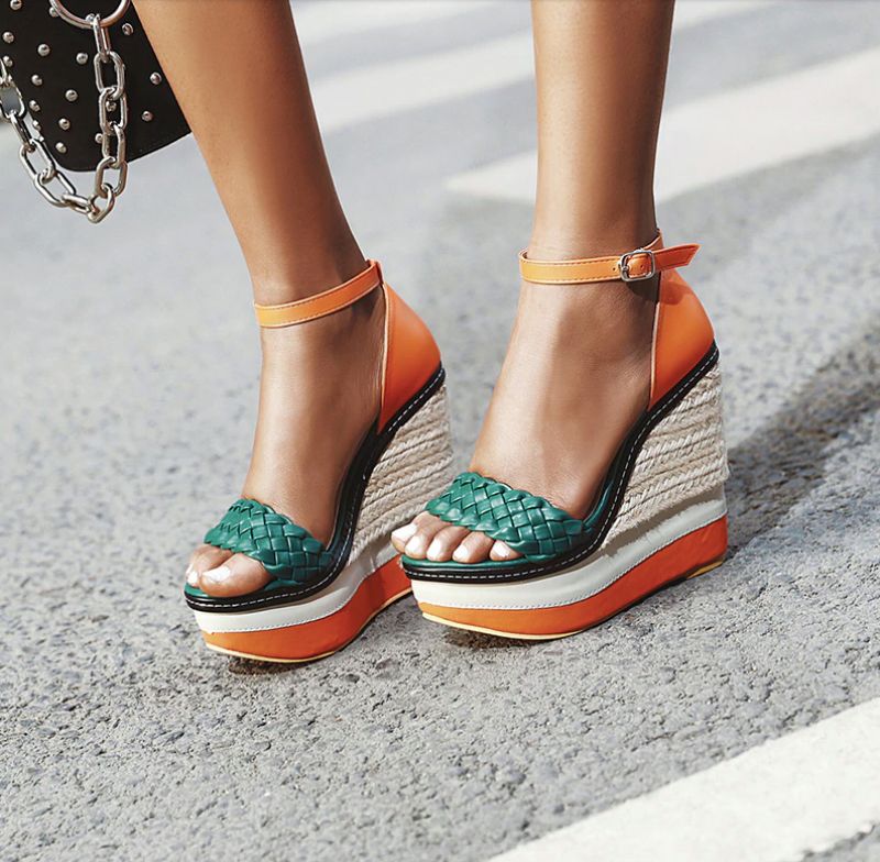 Antigua Wedges - Rood