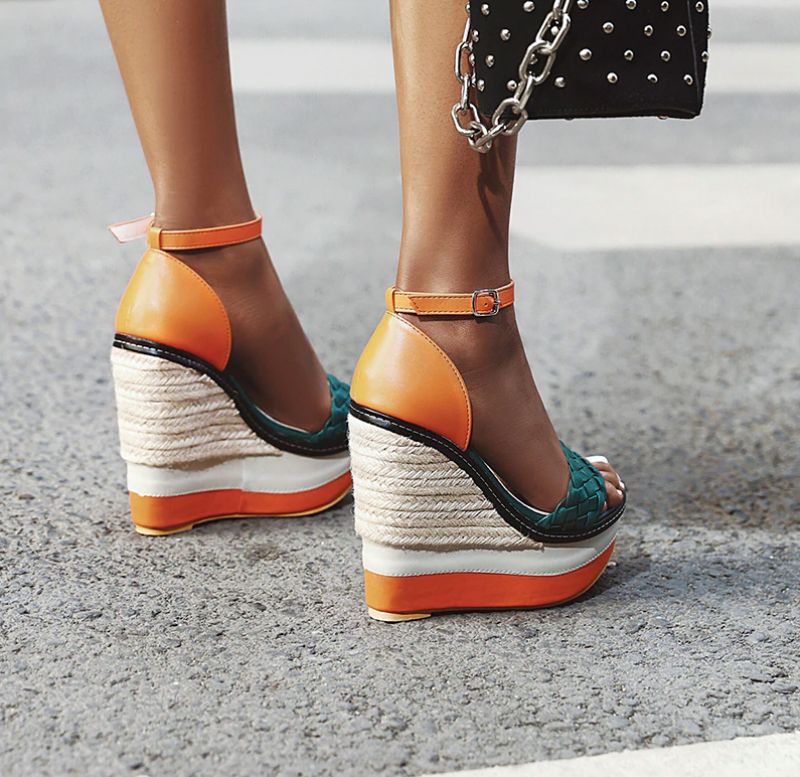 Antigua Wedges - Rood