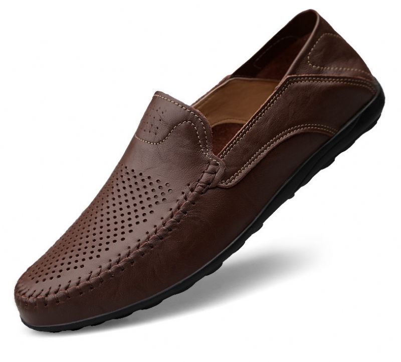 Antonello Heren Loafers Casual Schoenen - Koffie