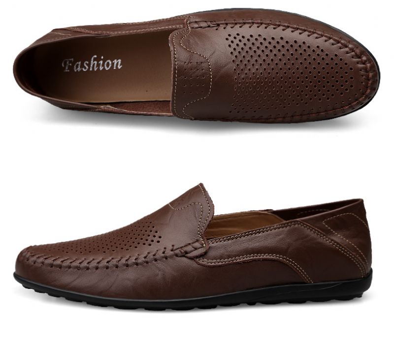 Antonello Heren Loafers Casual Schoenen - Koffie