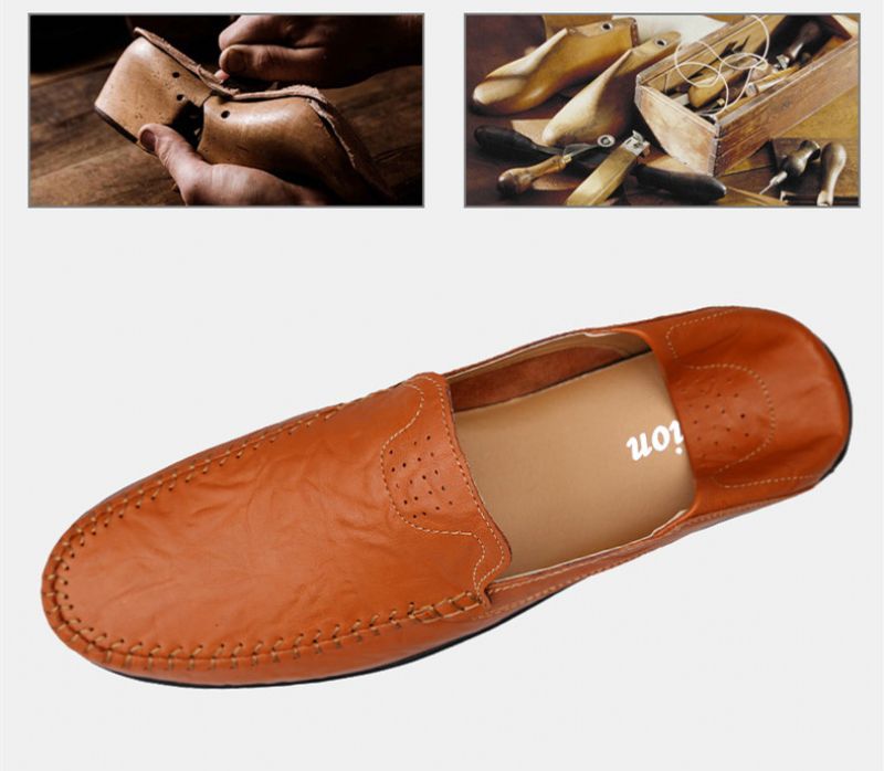 Antonello Heren Loafers Casual Schoenen - Koffie