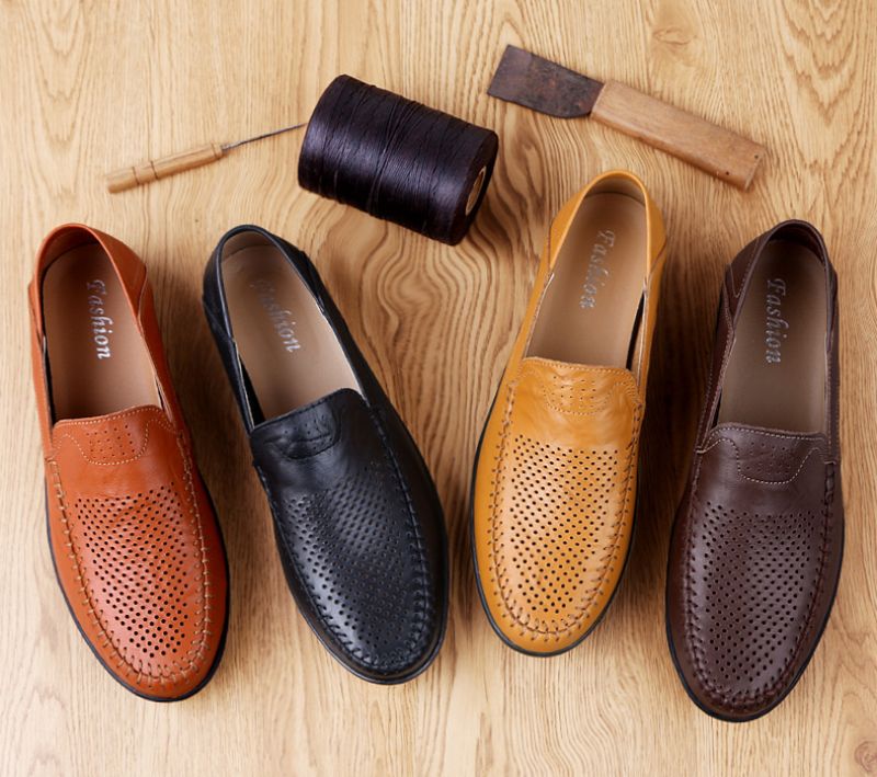 Antonello Heren Loafers Casual Schoenen - Koffie