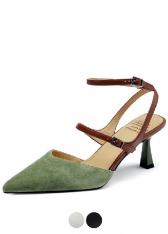 Antonia Dames Leren Slingbacks Sandalen