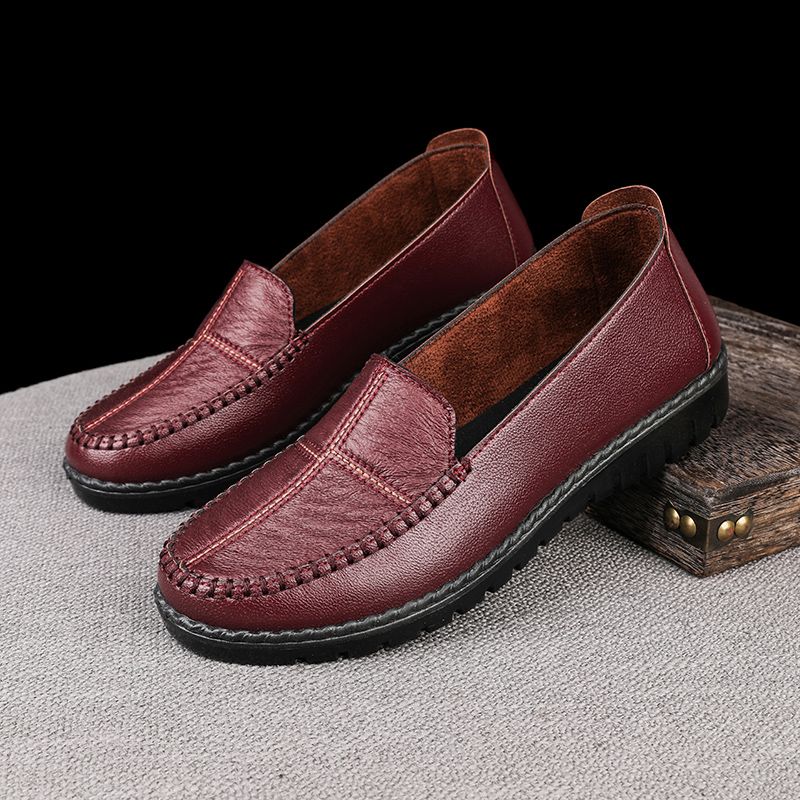Antonia Dames Loafer Schoenen - Rood