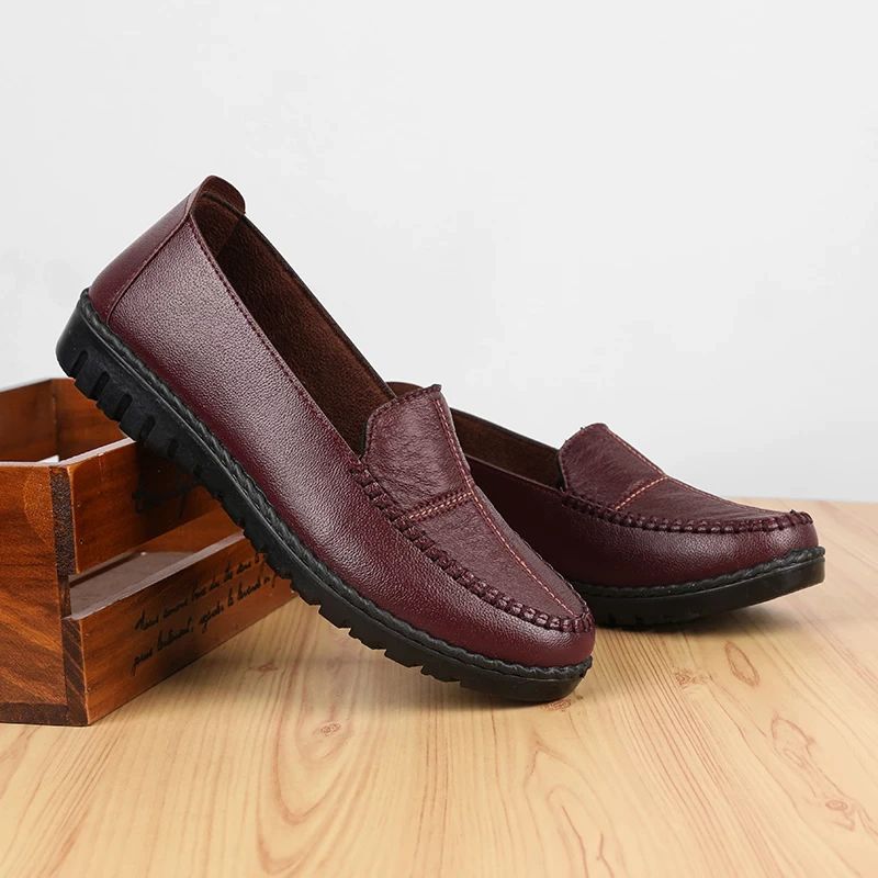 Antonia Dames Loafer Schoenen - Rood