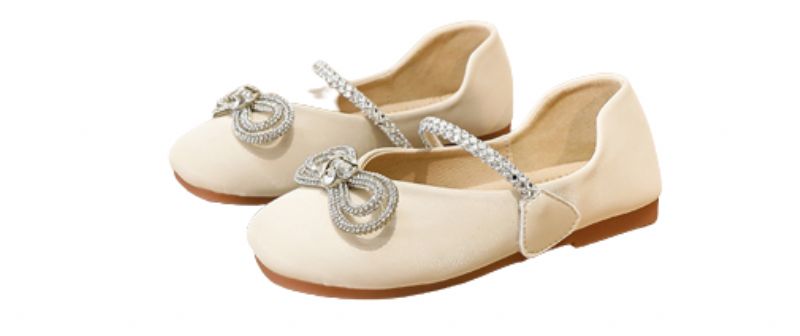 Antonieta Meisjes Platte Schoenen - Beige