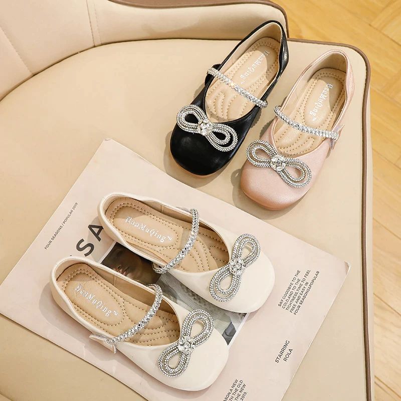 Antonieta Meisjes Platte Schoenen - Beige