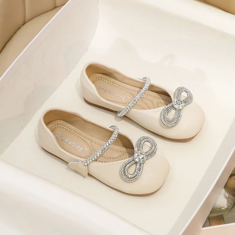 Antonieta Meisjes Platte Schoenen - Beige