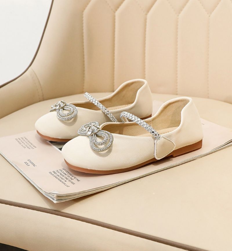 Antonieta Meisjes Platte Schoenen - Beige