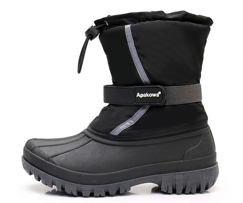 Antunez Unisex Kids Winterlaarzen - Marineblauw Bont