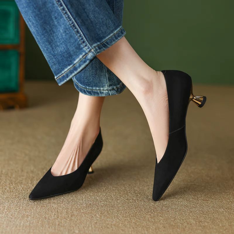 Any Dames Puntige Elegante Pumps - Dier Print