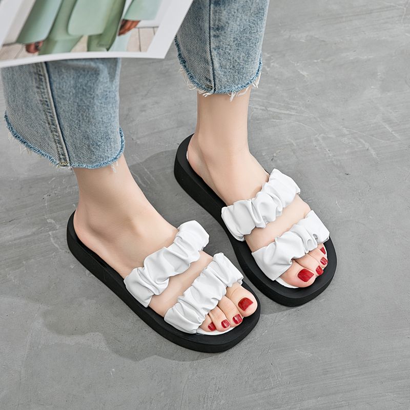 Any Dameszomerpantoffels - Zwart