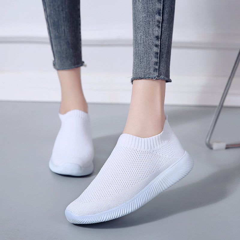 Anyi Dames Slip-on Schoenen - Zwart