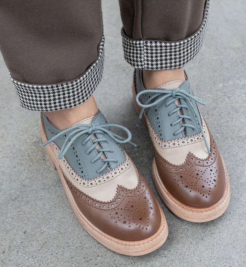 Aquamarine Dames Oxfords Schoenen - Bruin