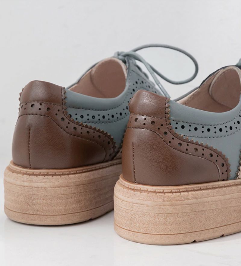 Aquamarine Dames Oxfords Schoenen - Bruin