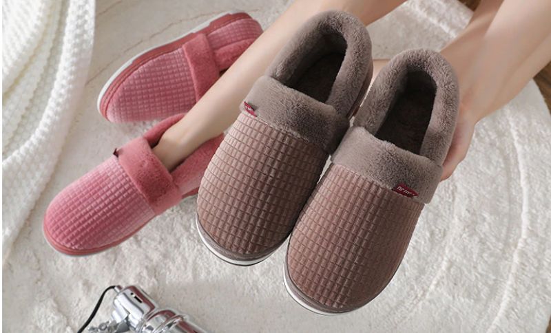 Aragot Unisex Winter Pantoffels - Grijs