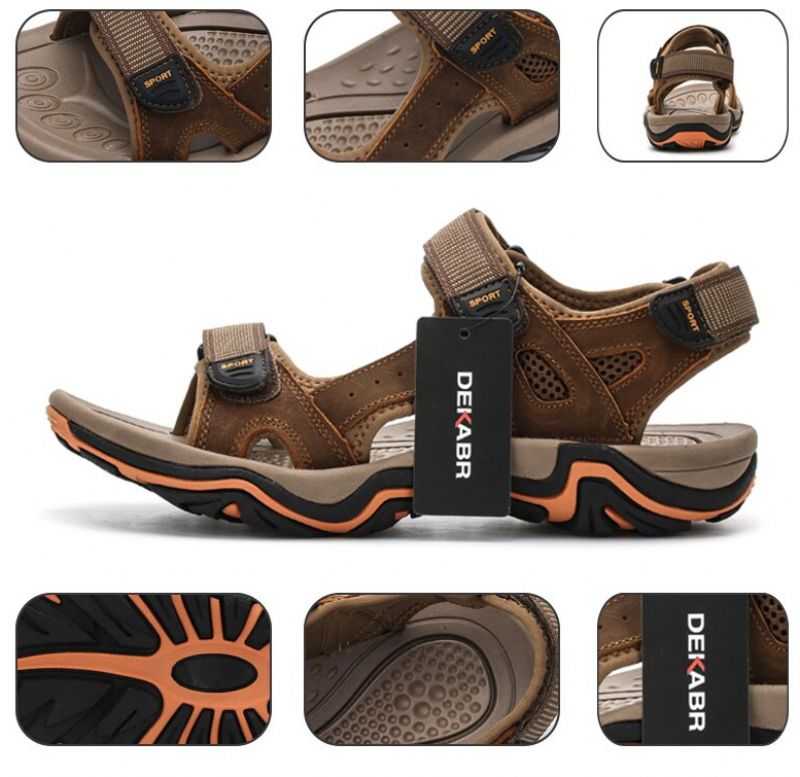 Archer Heren Zomer Sandalen - Bruin