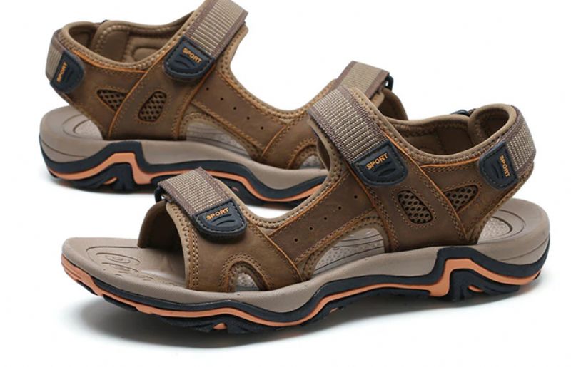 Archer Heren Zomer Sandalen - Bruin