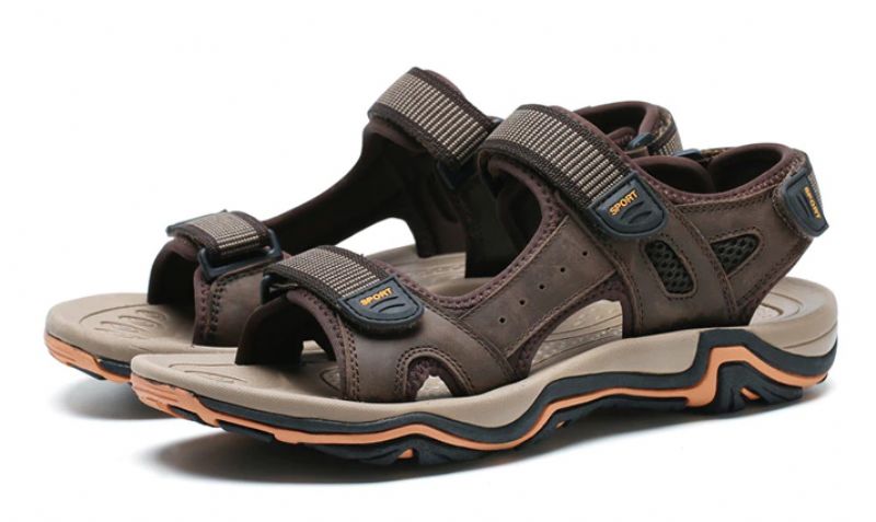 Archer Heren Zomer Sandalen - Bruin