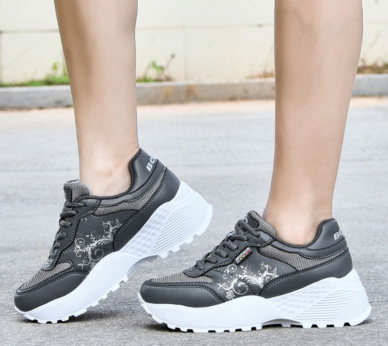 Archi Dames Comfortabele Ademende Sneaker - Wit