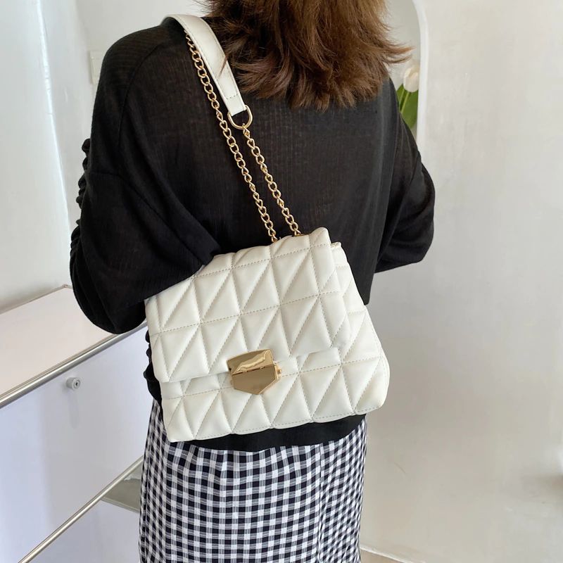 Archi Dames Kleine Hoge Kwaliteit Leren Crossbody Handtas - Zwart