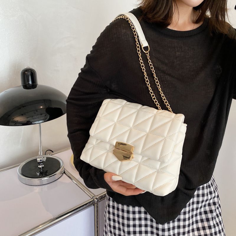Archi Dames Kleine Hoge Kwaliteit Leren Crossbody Handtas - Zwart