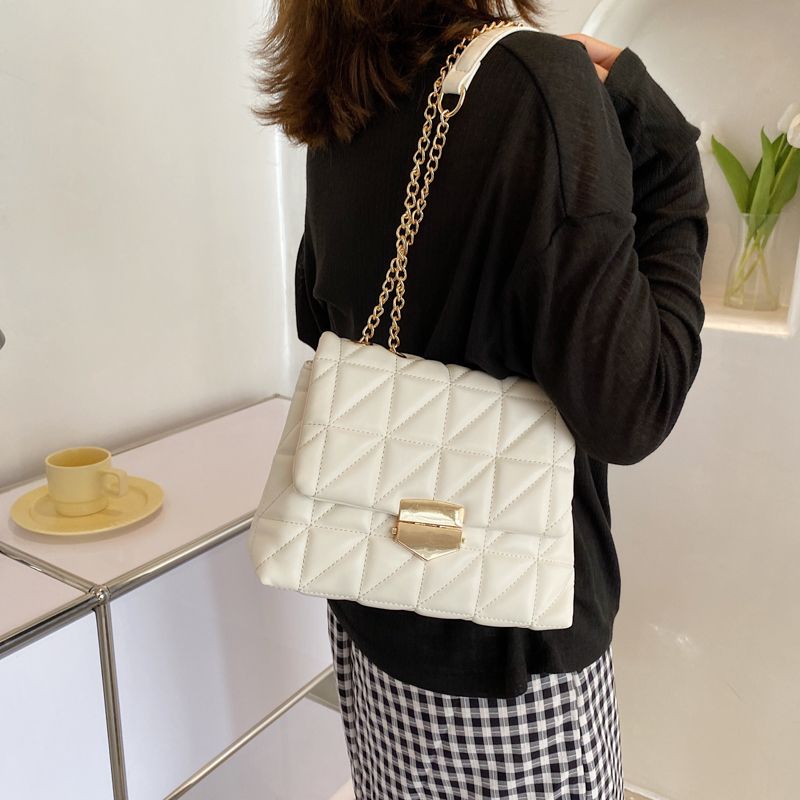 Archi Dames Kleine Hoge Kwaliteit Leren Crossbody Handtas - Zwart