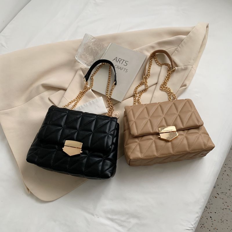 Archi Dames Kleine Hoge Kwaliteit Leren Crossbody Handtas - Zwart