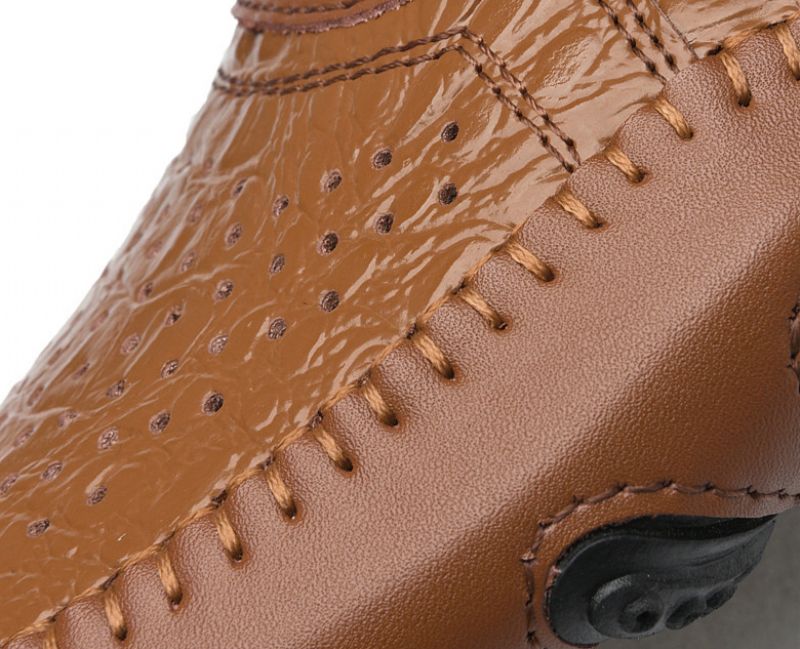 Arduvi Heren Loafers Casual Schoenen - Bruin