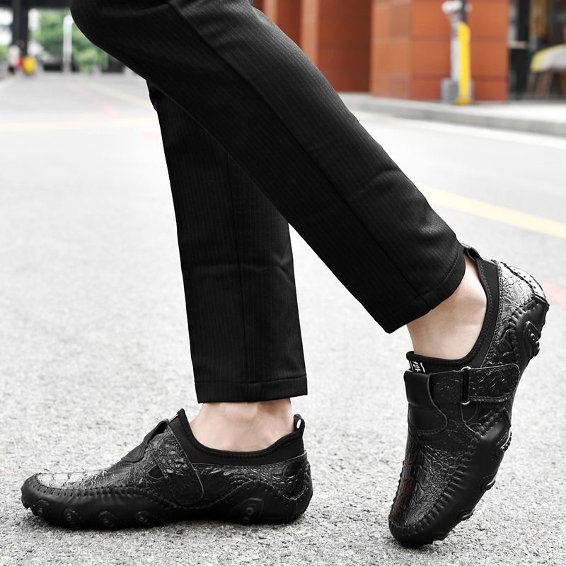 Arduvi Heren Loafers Casual Schoenen - Bruin