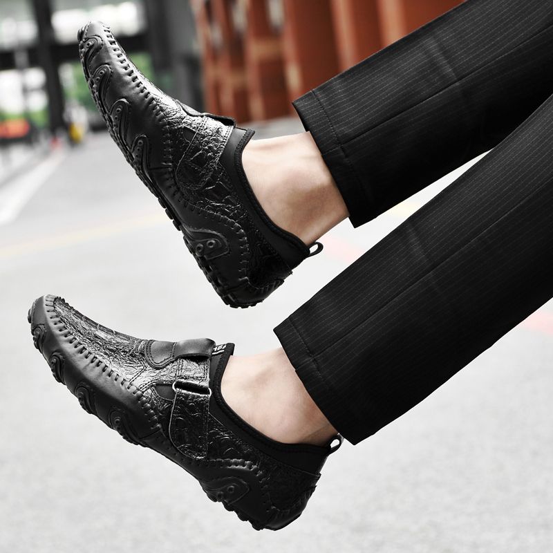 Arduvi Heren Loafers Casual Schoenen - Bruin