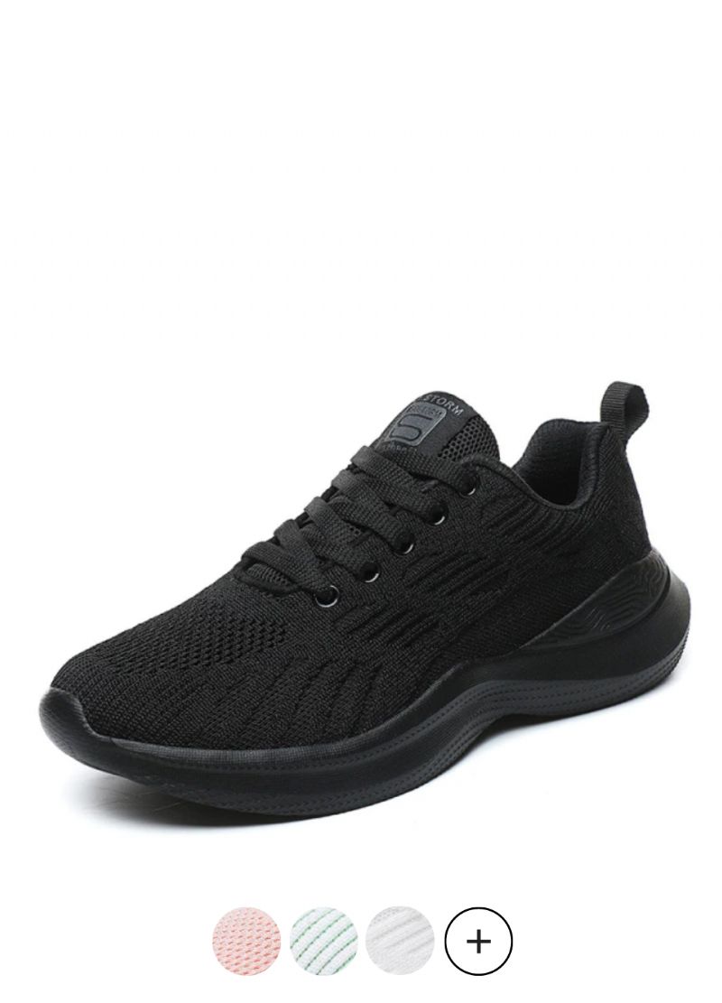 Arenas Dames Lichtgewicht Hardloopschoenen Zwart