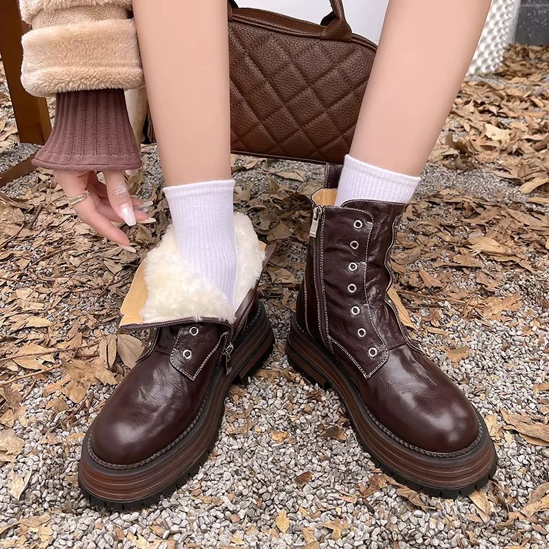 Ariana Dames Winter Enkellaarsjes - Zwart