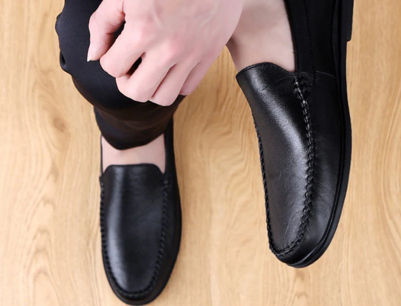 Arion Heren Loafers Luxe Schoenen - Zwart