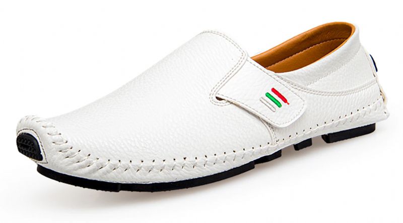 Arjona Heren Loafers Geklede Schoenen - Wit