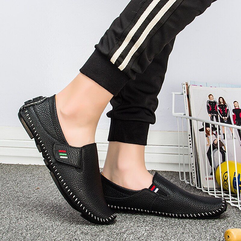 Arjona Heren Loafers Geklede Schoenen - Wit