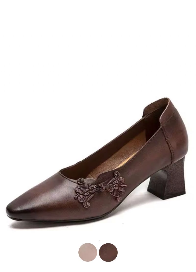 Arleny Dames Jurk Leren Pumps