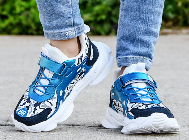 Armin Jongens Casual Sneakers - Blauw