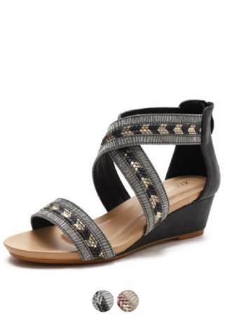 Arminia Hoge Sandalen Voor Dames Kwaliteitssandaal Met Wig