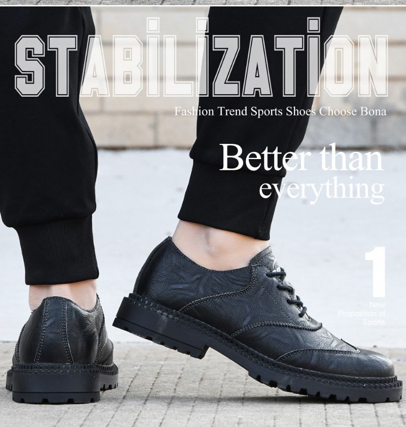 Arnelio Heren Oxford Casual Schoenen - Zwart