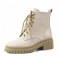 Beige korte pluche