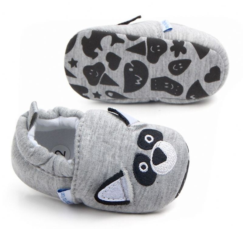 Aselmo Baby Jongens Indoor Pantoffels - Grijs