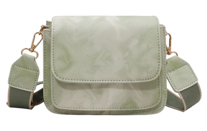 Asha Dames Mini Leren Schouder Handtas - Groen