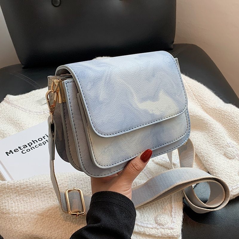 Asha Dames Mini Leren Schouder Handtas - Groen