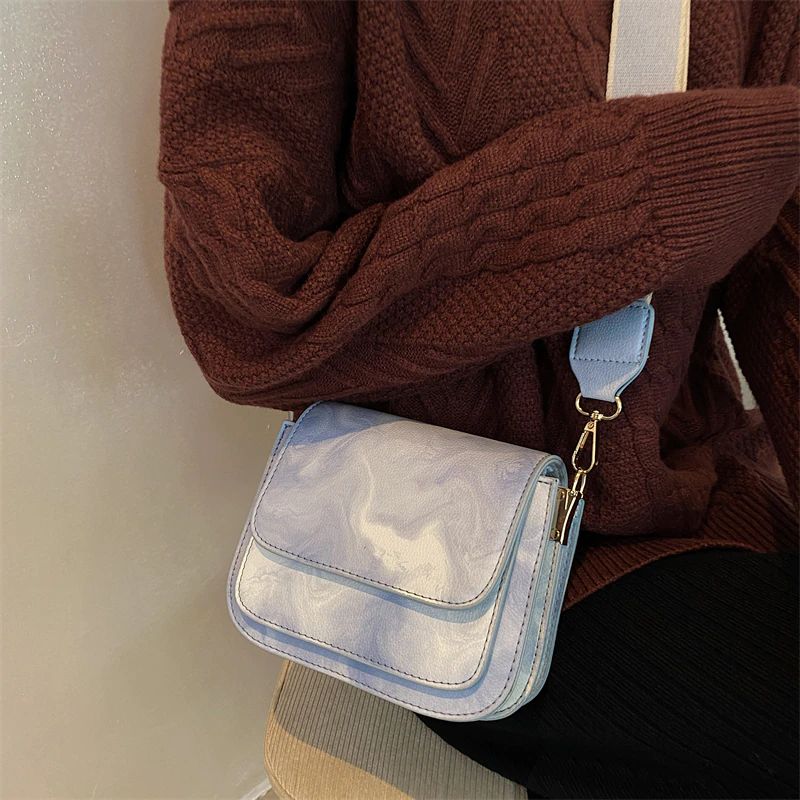 Asha Dames Mini Leren Schouder Handtas - Groen