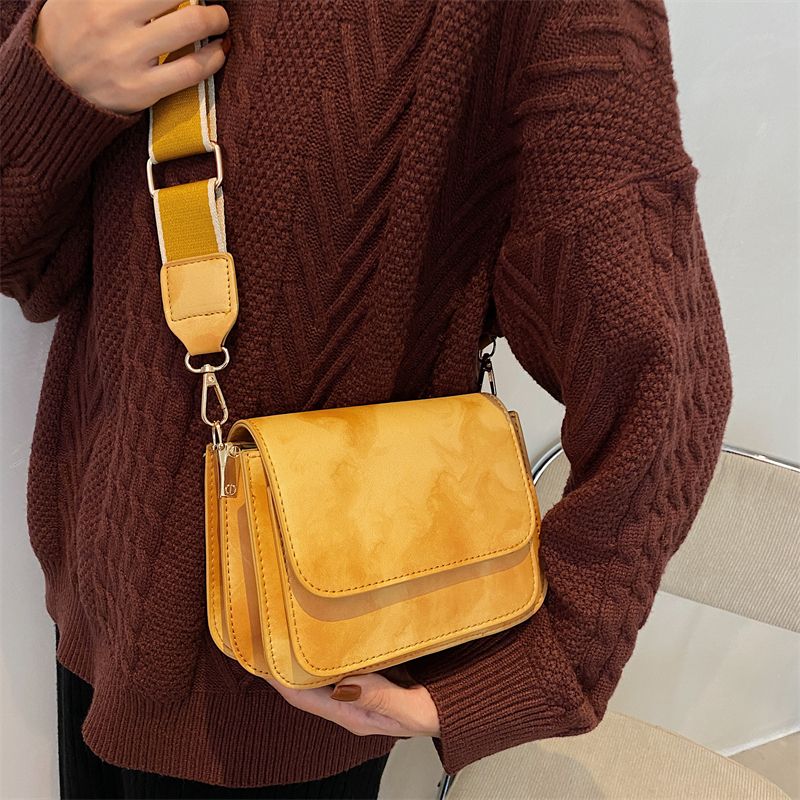 Asha Dames Mini Leren Schouder Handtas - Groen