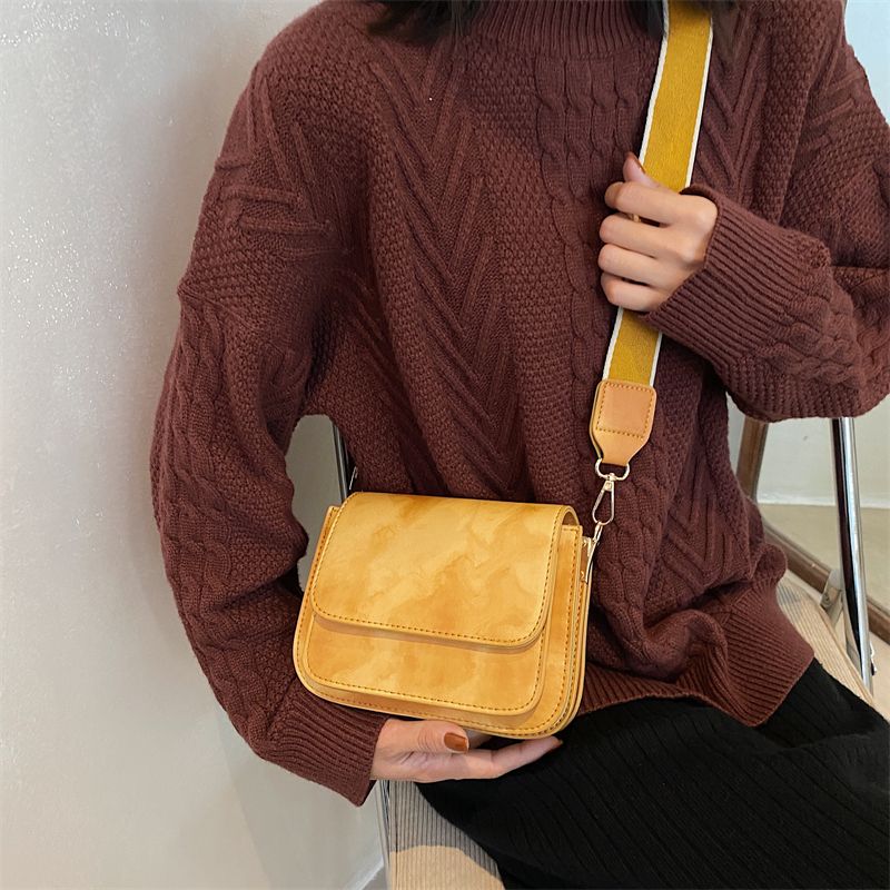 Asha Dames Mini Leren Schouder Handtas - Groen