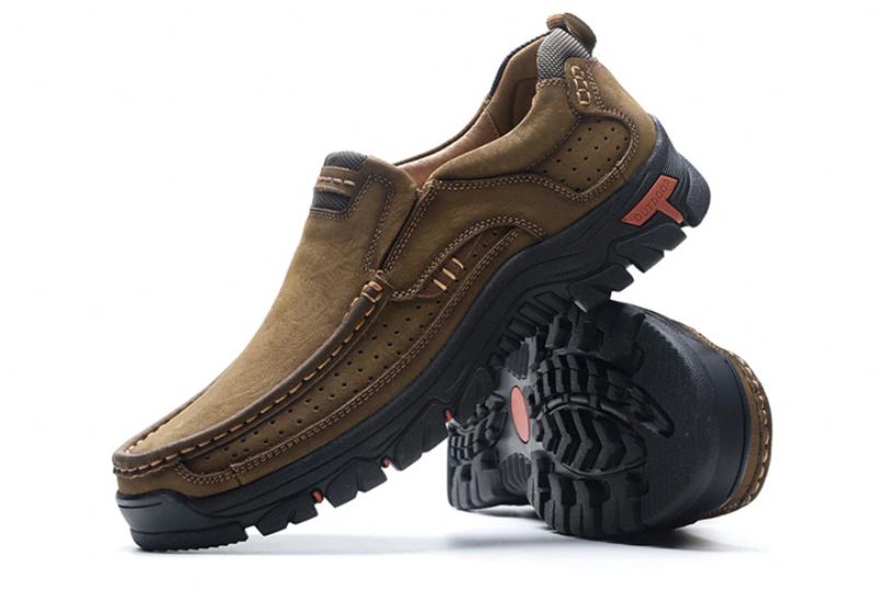 Asher Heren Loafer Schoenen - Bruin